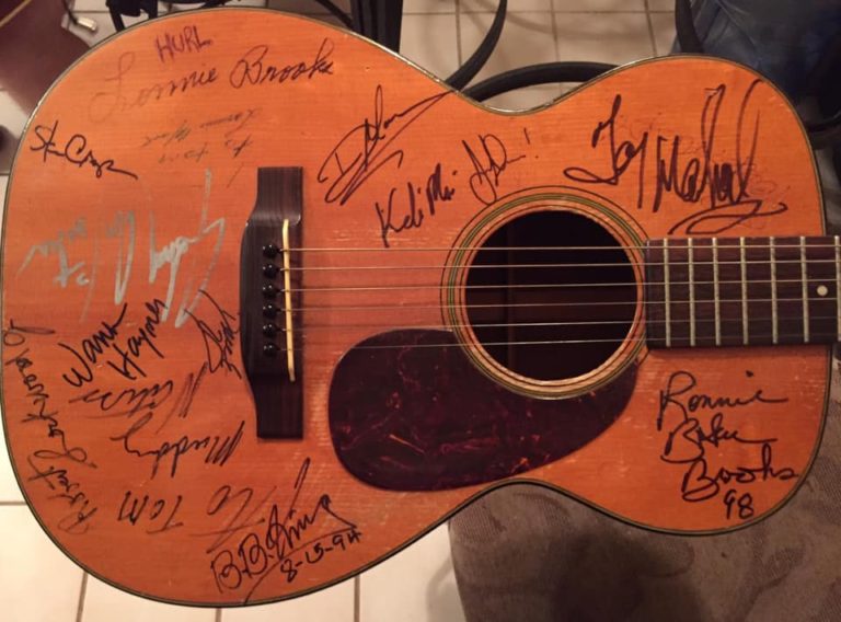 signed guitar