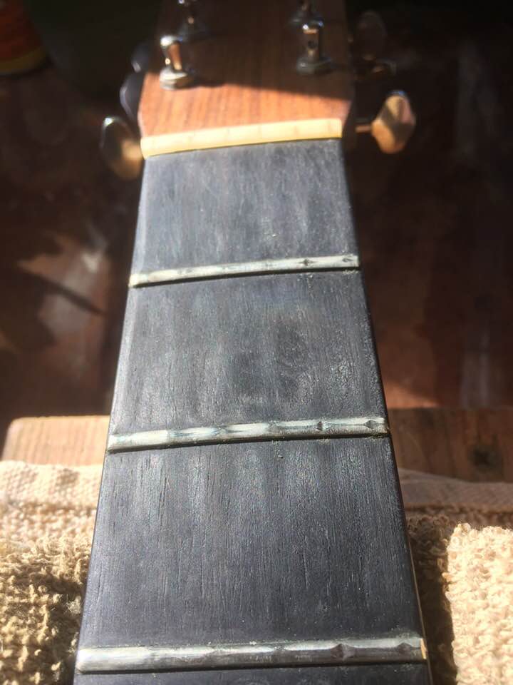 guitar fretboard